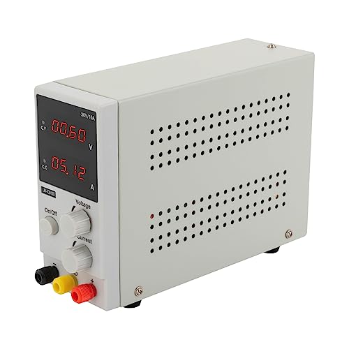Labornetzteil(0-30V,0-10A), DC Regelbar Netzgerät mit Zwei Modi, LED Anzeigeleuchte, Arbeitstemperatur -10℃～40℃, 300W für Batterieladung, Auto-DVD, Auto-Audio und Alterungsprodukte von Haitiahote
