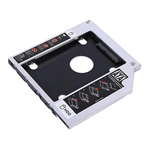 HDD Caddy Festplatte, Laufwerksrahmen, Festplattenrahmen Adapter ,Optischer DVD-Adapter mit 9.5 mm Aluminium, 2.5'' SATA HDD SSD Caddy Gehäuse Laufwerkschacht für alle Notebook HDD Caddy Festplatte, Laufwerksrahmen, Festplattenrahmen Adapter ,Optischer DVD-Adapter mit 9.5 mm Aluminium, 2.5'' SATA HDD SSD Caddy Gehäuse Laufwerkschacht für alle Notebook von Hakeeta