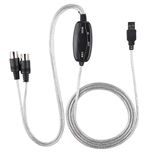 Hakeeta MIDI zu USB Kabel Konverter MIDI Interface Adapterkabel Keyboard Music Editing Line, Support Pc Connection, Geeignet für Musikaufnahmen. Hakeeta MIDI zu USB Kabel Konverter MIDI Interface Adapterkabel Keyboard Music Editing Line, Support Pc Connection, Geeignet für Musikaufnahmen. von Kopeme