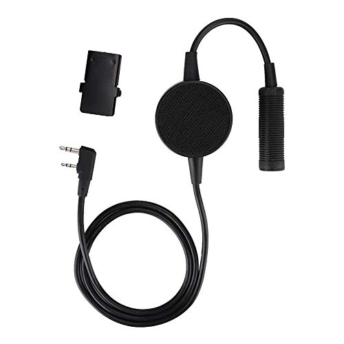 K Head PTT Kabel, Militär Adapter Mobile Version Typ TK-208 ​TK-220 Geräuschunterdrückung PTT Kopfhörer für Zwei-Wege-Radio, wasserdicht, für BAOFENG Kenwood Puxing, TYT Qusheng von Hakeeta