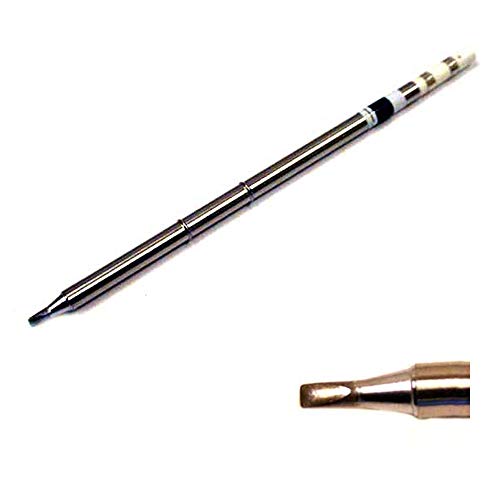 Hakko T15-D24 Lötkolbenspitze, Meißelform, 2,4 mm x 4 mm x 10 mm, für FM-2027 / FM-2028 Hakko T15-D24 Lötkolbenspitze, Meißelform, 2,4 mm x 4 mm x 10 mm, für FM-2027 / FM-2028 von Hakko