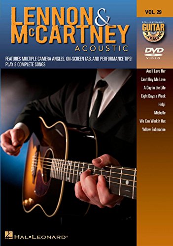 Lennon & McCartney Acoustic: Guitar Play-Along DVD Volume 29 von Hal Leonard Corporation