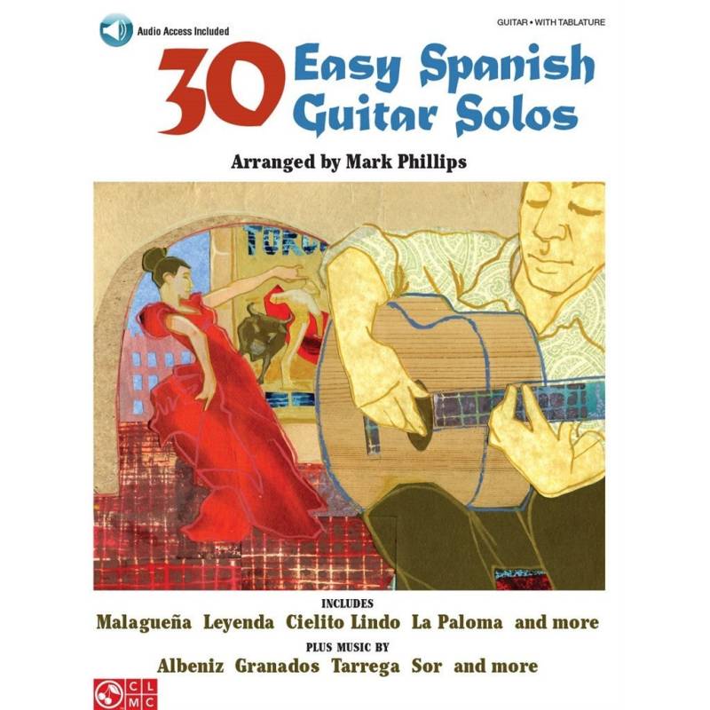 Hal Leonard 30 Easy Spanish Guitar Solos Guitar Songbook von Hal Leonard