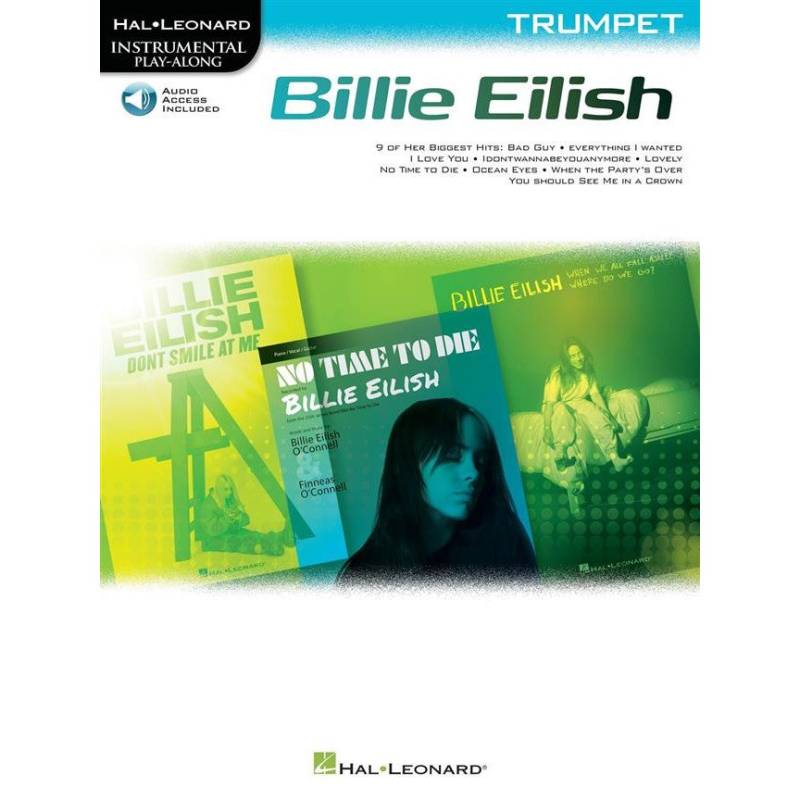 Hal Leonard Billie Eilish Play-Along for Bb Trumpet (incl. Online Audio) von Hal Leonard