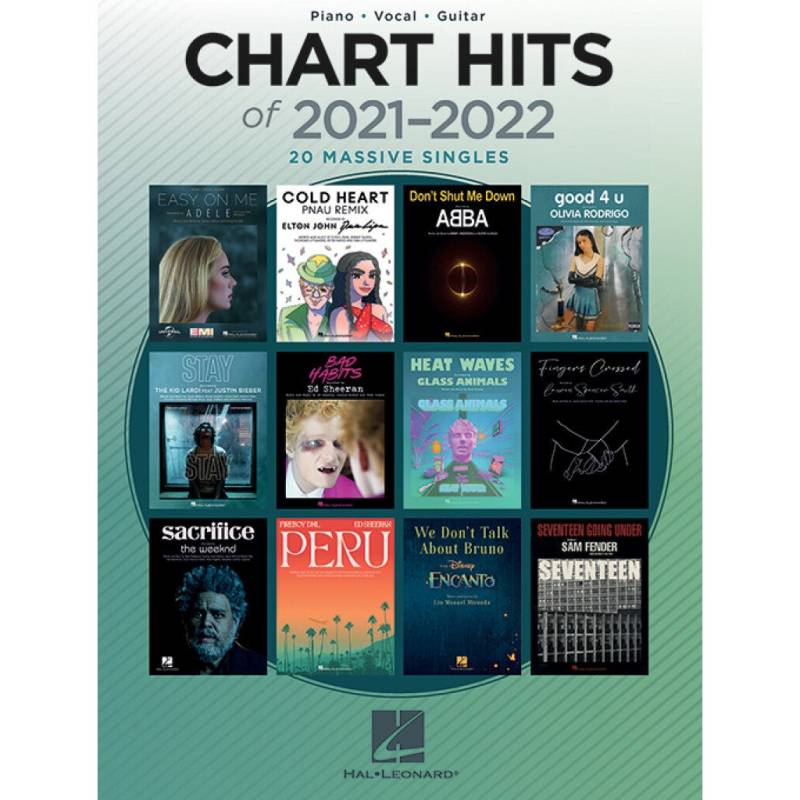 Hal Leonard Chart Hits of 2021-2022 - Piano, Vocal and Guitar Songbook von Hal Leonard