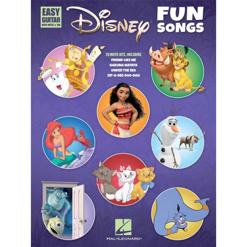 Hal Leonard Disney Fun Songs for Easy Guitar Songbook von Hal Leonard