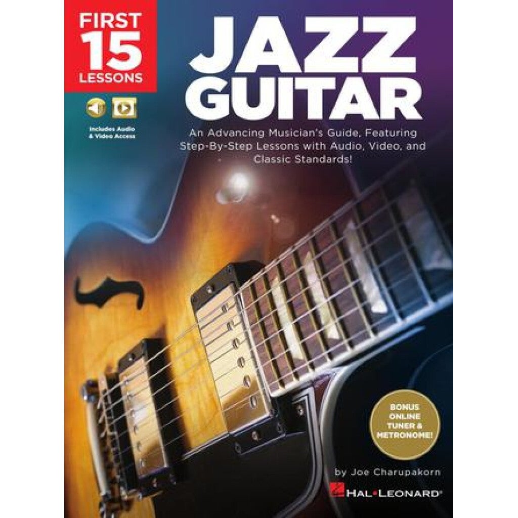Hal Leonard First 15 Lessons Jazz Guitar Book Hal Leonard First 15 Lessons Jazz Guitar Book von Hal Leonard