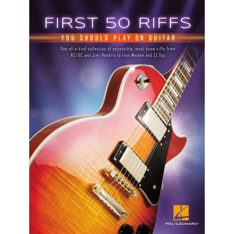Hal Leonard First 50 Riffs You Should Play on Guitar Songbook von Hal Leonard