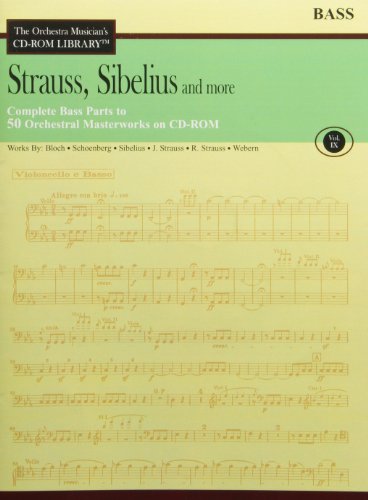 Orchestra Musician's CD-ROM Library Vol. 9 Double Bass Strauss Sibelius And More von Hal Leonard
