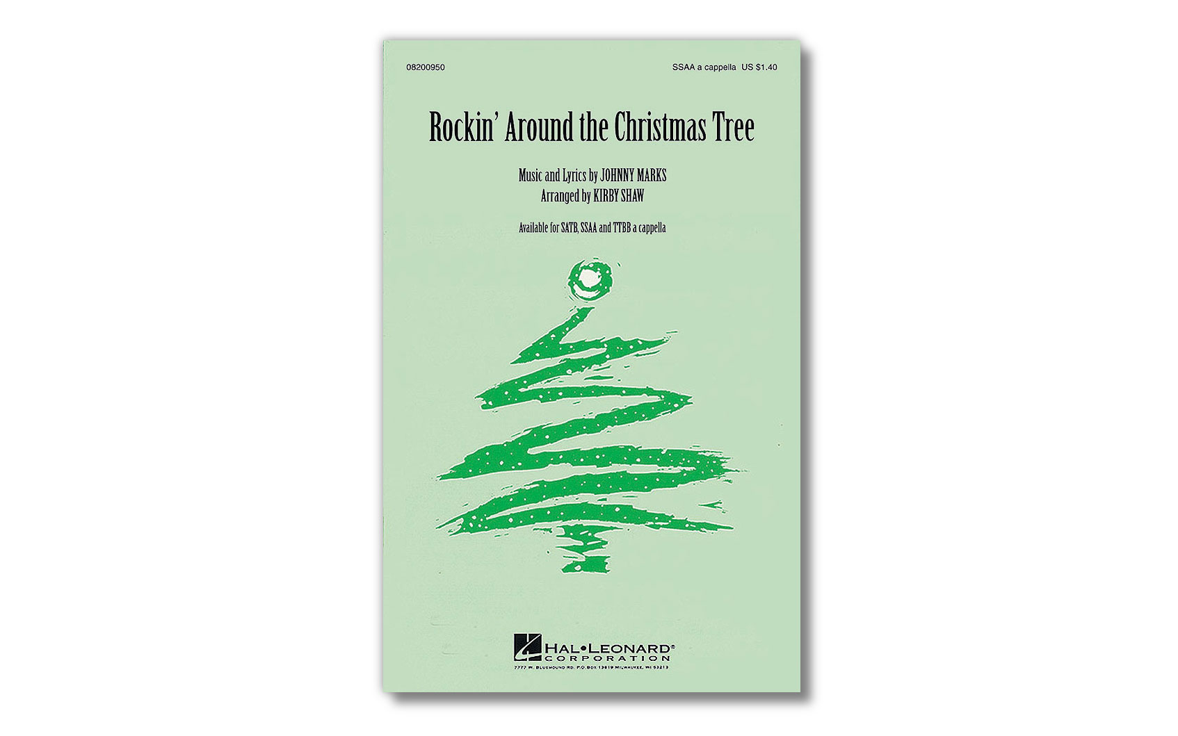 Rockin' around the Christmas Tree, Johnny Marks, SSAA, Chorpartitur, Sprache: English (UK) von Hal Leonard