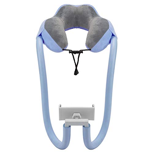 Halatua Nackenkissen-Handyhalterung, Freisprech-Handyhalterung für Nacken, flexibles Tablet-Armkissen für Nacken, kompatibel mit Smartphones und Tablet-Größen von 10,2 cm bis 25,4 cm Halatua Nackenkissen-Handyhalterung, Freisprech-Handyhalterung für Nacken, flexibles Tablet-Armkissen für Nacken, kompatibel mit Smartphones und Tablet-Größen von 10,2 cm bis 25,4 cm von Halatua