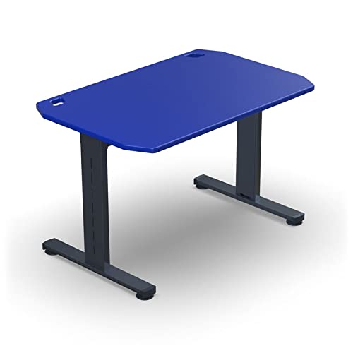 Halberd Kompatibel mit Scout Gaming-Tisch 114 cm Strike – Schwarz/Blau von Halberd