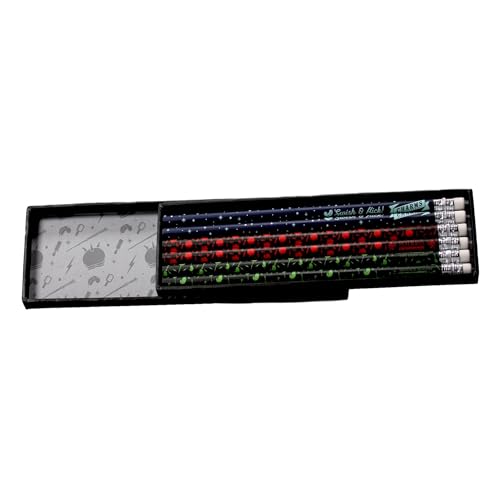 Half Moon Bay - Harry Potter Bleistifte - 6er Set - Symbole - Bleistiftpaket Zubehör - Hogwarts - Bleistifte 6er Set - Harry Potter (Symbol Revival) von Half Moon Bay