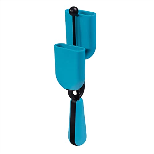 Halilit Hi-Lo Agogo Bell. High-end Hand Percussion Musical Instrument. Percussionists of All Levels. Teens & Adults. Sturdy & Built to Last (Blue) von Halilit
