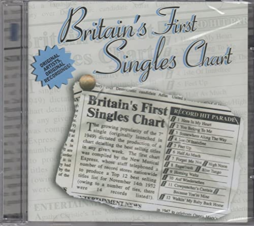 Britains First Singles Chart Britains First Singles Chart von Hallmark