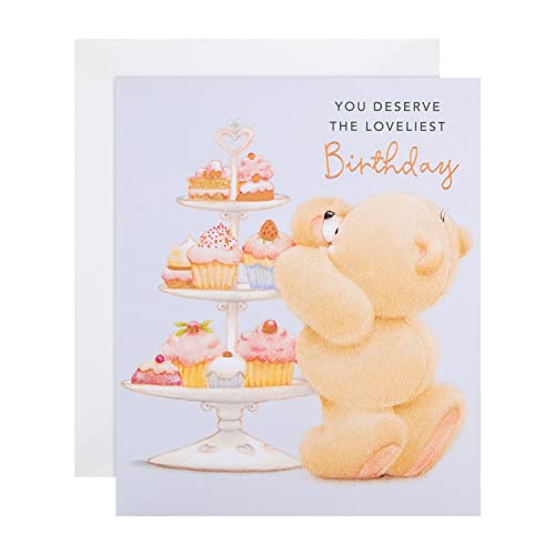 Hallmark Geburtstagskarte – Cute Forever Friends Design, 16,2 x 13,5 x 0,2 cm von Hallmark