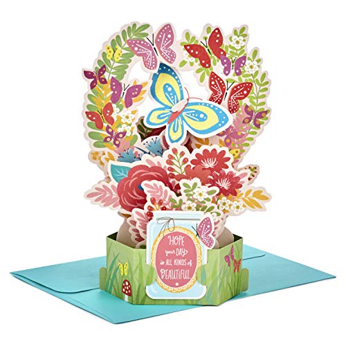 Hallmark Geburtstagskarte Paper Wonder Pop-Up "Schmetterlingsstrauß" von Hallmark