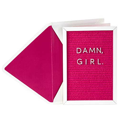 Hallmark Geburtstagskarte für Frauen mit Unterschrift 5 x 7. 2 Inches Damm-Briefbrett, Mädchen von Hallmark