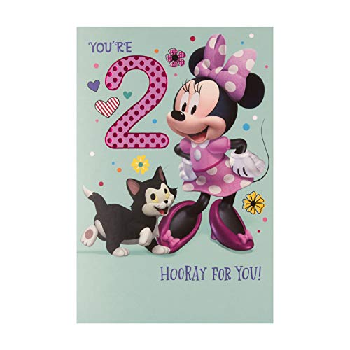 Hallmark Geburtstagskarte zum 2. Geburtstag, Motiv Minnie Maus von Hallmark