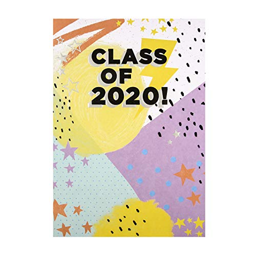 Hallmark Glückwunschkarte zum Schulabschluss 2020 von Hallmark – abstraktes zeitgenössisches Design von Hallmark