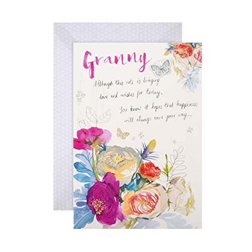 Hallmark Muttertagskarte für Oma – klassisches Blumendesign von Hallmark