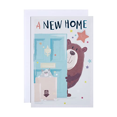 Hallmark New Home Karte – All About Gus niedliches illustriertes Design von Hallmark