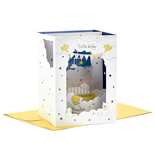 Hallmark Paper Wonder Pop Up Babyparty-Karte (Cloud Nursery) von Hallmark