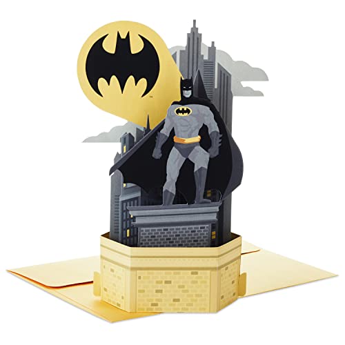 Hallmark Paper Wonder Pop Up Batman Vatertagskarte oder Geburtstagskarte für Ihn (Heroic Day) von Hallmark