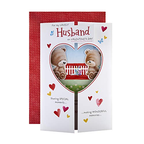 Hallmark Valentinstagskarte für Ehemann – niedliches gestanztes bewegliches Design. von Hallmark