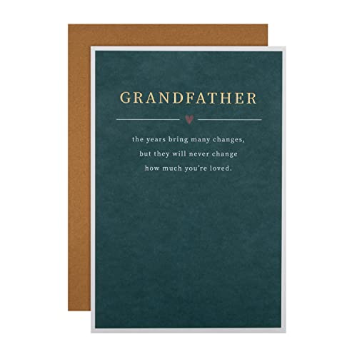 Hallmark Vatertagskarte für Großvater – traditionelles Textdesign von Hallmark