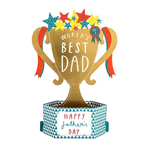 Hallmark Vatertagskarte für Papa – Pop-Up-Trophäen-Design von BIC