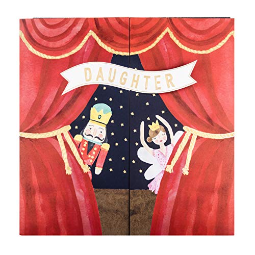 Hallmark Weihnachtskarte für Tochter – ausklappbares Theater-Design mit Pop-Out-Figuren von Hallmark
