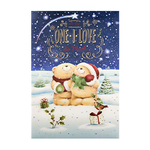 Hallmark Weihnachtskarte für die One I Love From Hallmark – Forever Friends Lentikular-3D-Design von Hallmark