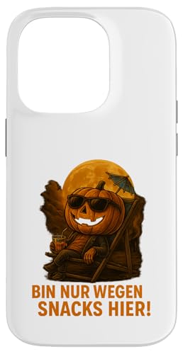 Bin nur wegen der Snacks hier Hülle für iPhone 14 Pro Bin nur wegen der Snacks hier Hülle für iPhone 14 Pro von Halloween Designs von C.B.L.