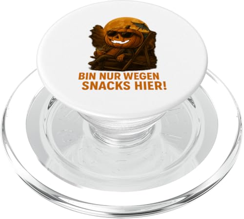 Bin nur wegen der Snacks hier PopSockets PopGrip für MagSafe Bin nur wegen der Snacks hier PopSockets PopGrip für MagSafe von Halloween Designs von C.B.L.