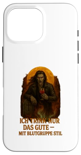 Blutgruppe Stil Hülle für iPhone 16 Pro Max Blutgruppe Stil Hülle für iPhone 16 Pro Max von Halloween Designs von C.B.L.