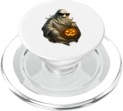 Cooler Geist mit Kürbis – Lustiges Halloween Design PopSockets PopGrip für MagSafe Cooler Geist mit Kürbis – Lustiges Halloween Design PopSockets PopGrip für MagSafe von Halloween Designs von C.B.L.