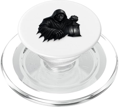 Dunkle Gestalt mit Laterne – Mystisches Halloween Design PopSockets PopGrip für MagSafe Dunkle Gestalt mit Laterne – Mystisches Halloween Design PopSockets PopGrip für MagSafe von Halloween Designs von C.B.L.