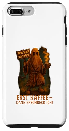 Erst Kaffee dann erschreck ich Hülle für iPhone 7 Plus/8 Plus Erst Kaffee dann erschreck ich Hülle für iPhone 7 Plus/8 Plus von Halloween Designs von C.B.L.