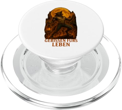 Gebissen fürs Leben PopSockets PopGrip für MagSafe Gebissen fürs Leben PopSockets PopGrip für MagSafe von Halloween Designs von C.B.L.