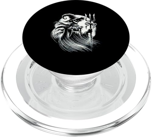 Gruselige Vogelscheuche mit Dreizack – Halloween Design PopSockets PopGrip für MagSafe von Halloween Designs von C.B.L.