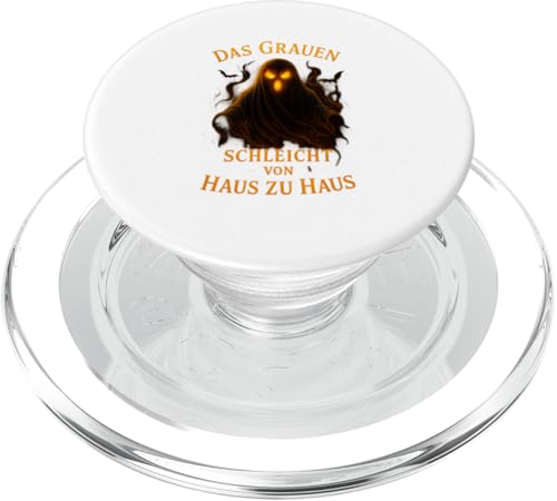 Halloween Design Das Grauen schleicht von Haus zu Haus PopSockets PopGrip für MagSafe von Halloween Designs von C.B.L.