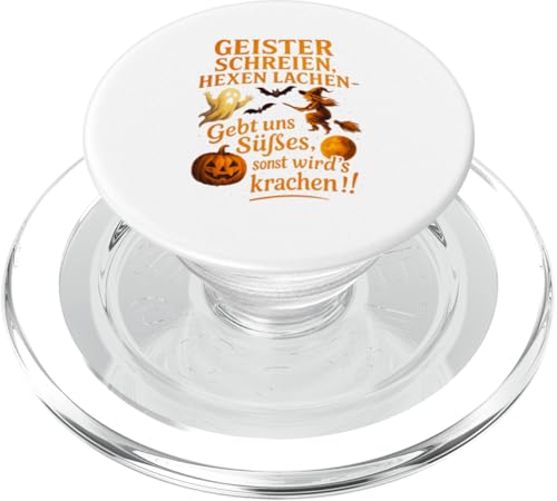 Halloween Design – Geister & Hexen wollen Süßes PopSockets PopGrip für MagSafe von Halloween Designs von C.B.L.