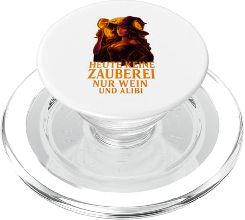 Halloween Design Heute keine Zauberei nur Wein PopSockets PopGrip für MagSafe Halloween Design Heute keine Zauberei nur Wein PopSockets PopGrip für MagSafe von Halloween Designs von C.B.L.
