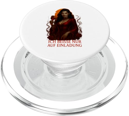 Halloween Design Ich beiße nur auf Einladung PopSockets PopGrip für MagSafe Halloween Design Ich beiße nur auf Einladung PopSockets PopGrip für MagSafe von Halloween Designs von C.B.L.