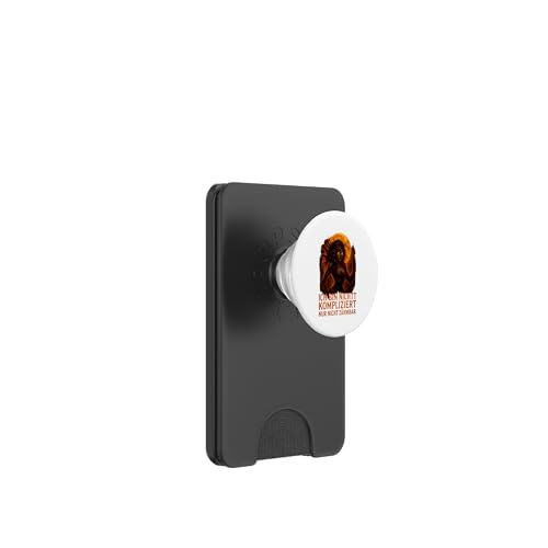 Halloween Design Ich bin nicht kompliziert nur wild PopSockets PopWallet für MagSafe Halloween Design Ich bin nicht kompliziert nur wild PopSockets PopWallet für MagSafe von Halloween Designs von C.B.L.