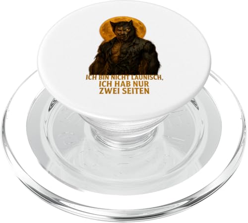 Halloween Design Ich bin nicht launisch nur zweigeteilt PopSockets PopGrip für MagSafe Halloween Design Ich bin nicht launisch nur zweigeteilt PopSockets PopGrip für MagSafe von Halloween Designs von C.B.L.