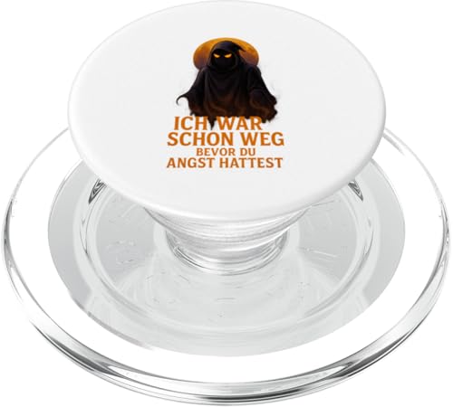Halloween Design Ich war schon weg bevor du Angst hattest PopSockets PopGrip für MagSafe von Halloween Designs von C.B.L.