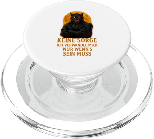 Halloween Design Keine Sorge ich verwandle mich nur PopSockets PopGrip für MagSafe von Halloween Designs von C.B.L.