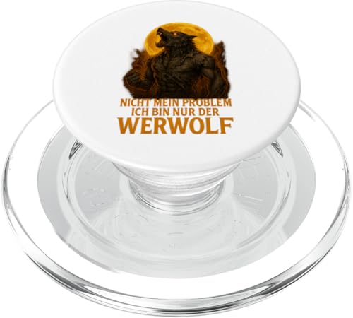 Halloween Design Nicht mein Problem Werwolf PopSockets PopGrip für MagSafe Halloween Design Nicht mein Problem Werwolf PopSockets PopGrip für MagSafe von Halloween Designs von C.B.L.